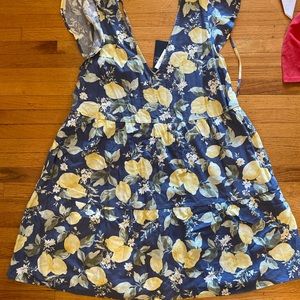 Abercrombie & Fitch blue with lemons dress